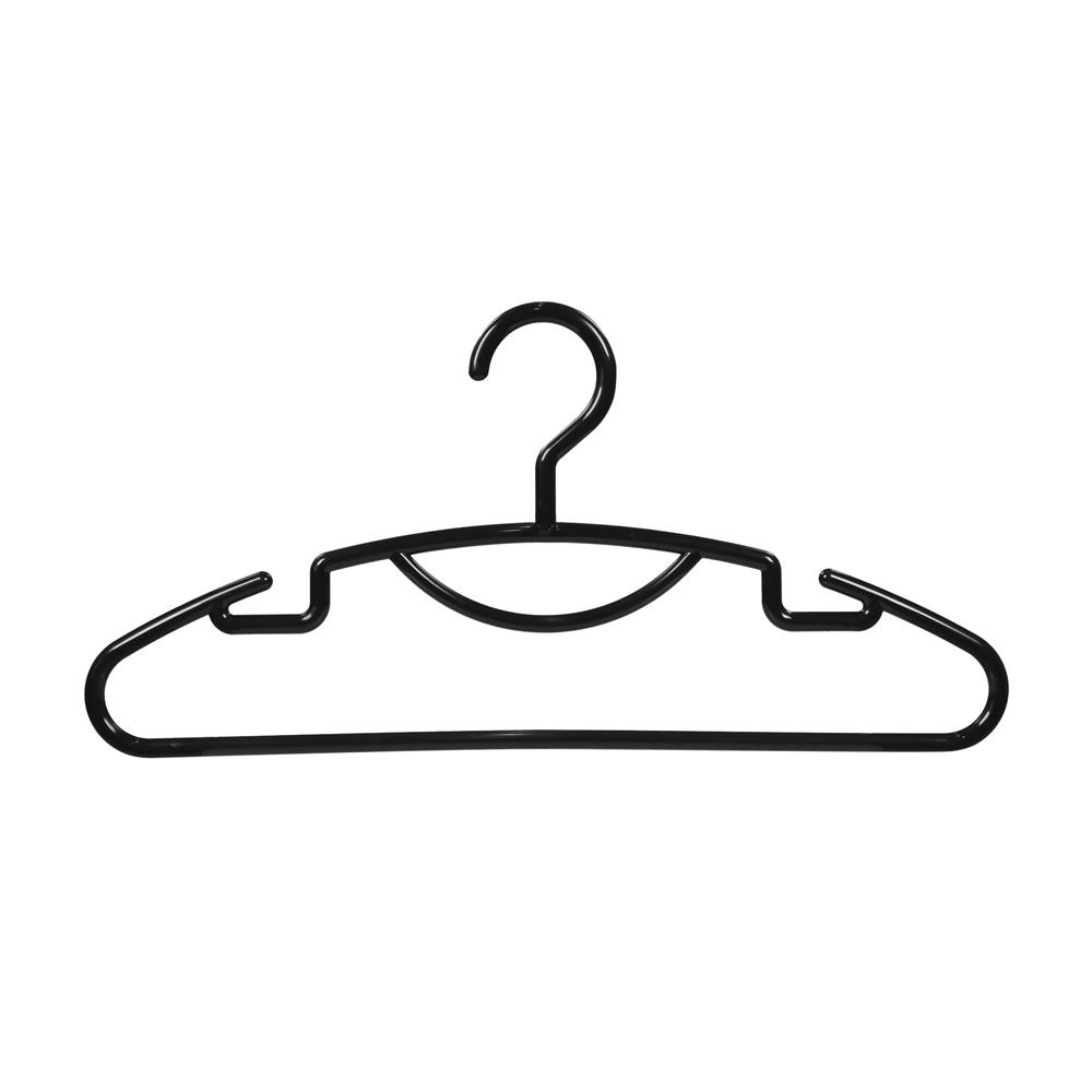 ไม้แขวนเสื้อ PLIM H-059 สีดำ แพ็ก 6 ชิ้น