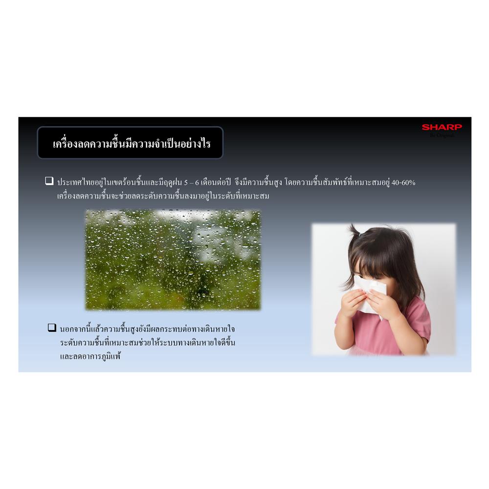 เครื่องขจัดความชื้น SHARP DW-D20A-W 50 ตารางเมตร