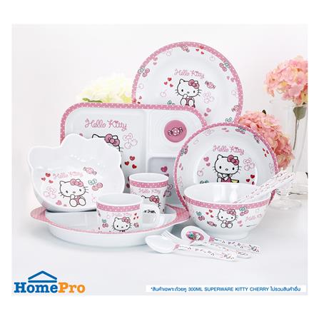 ถ้วยหูเมลามีน 300 มล. SUPERWARE KITTY CHERRY_4