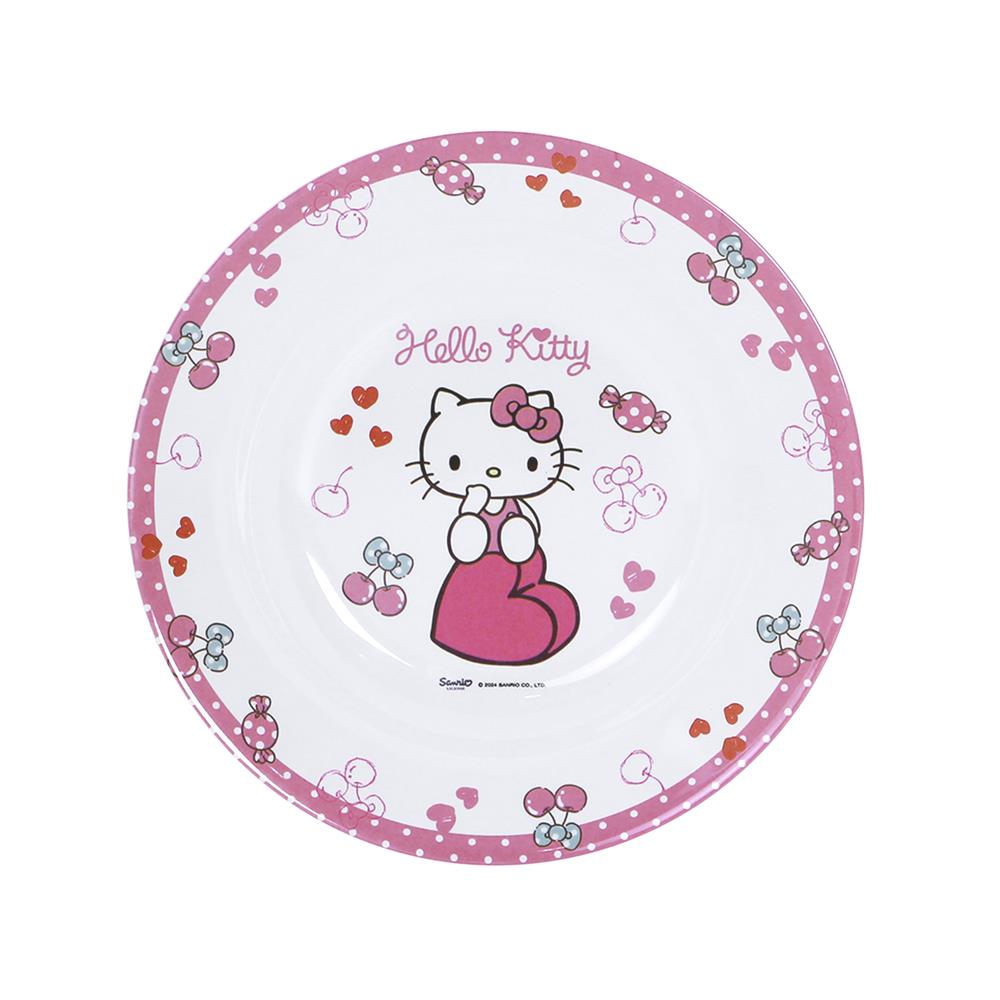 จานเมลามีนลึก 8 นิ้ว SUPERWARE KITTY CHERRY