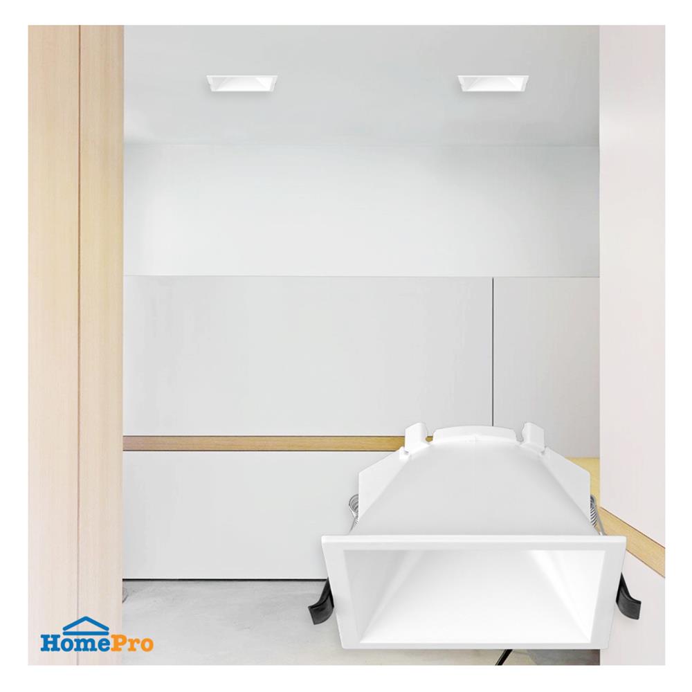 ดาวน์ไลท์ LUMAX 24-05129 3.6 นิ้ว สีขาว เหลี่ยม