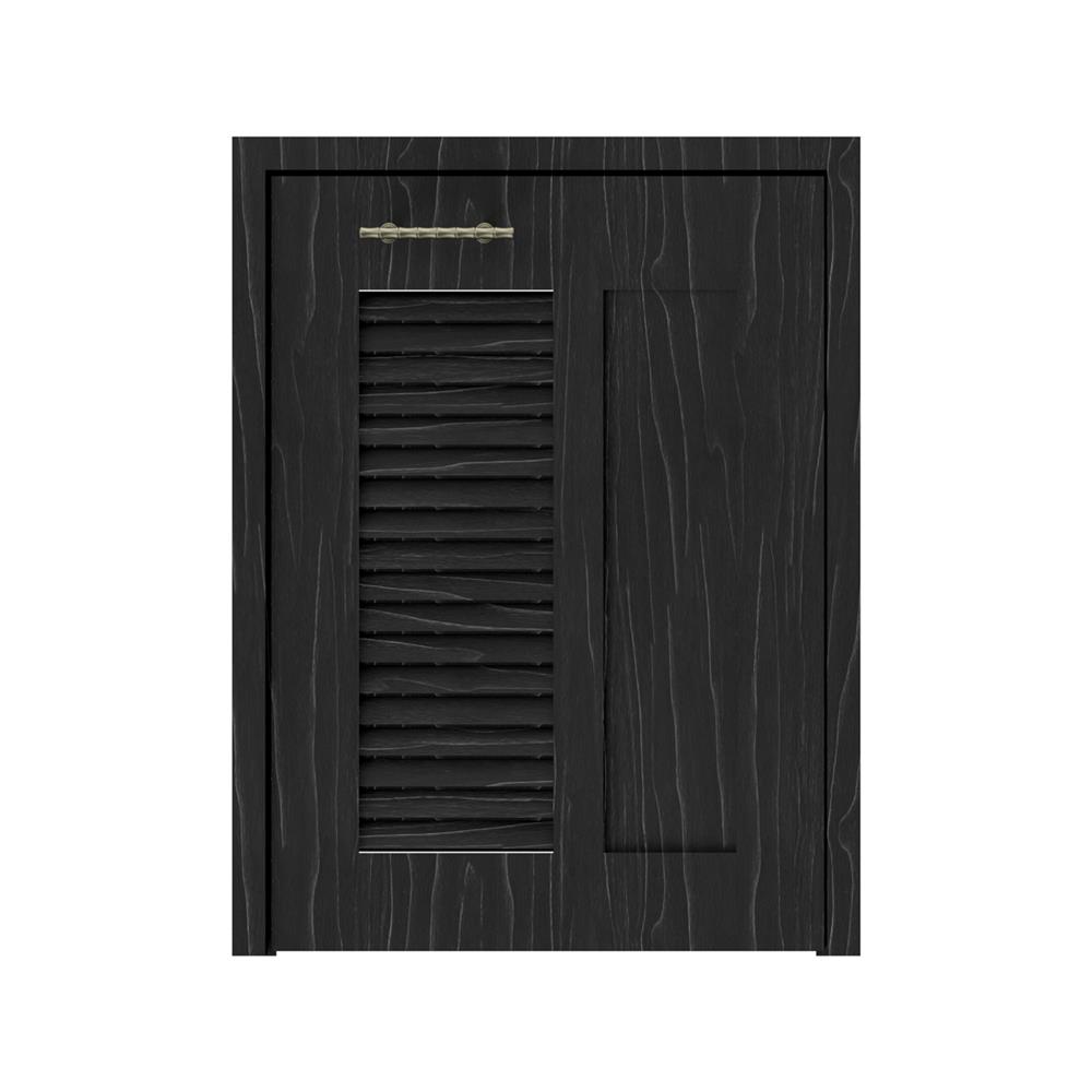 บานถังแก๊สเกล็ดผสม JUPITER GLORY OAK 53x72 ซม. สีดำ