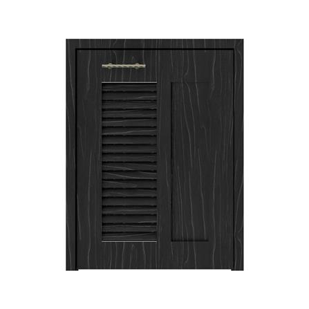 บานถังแก๊สเกล็ดผสม JUPITER GLORY OAK 57x74 ซม. สีดำ