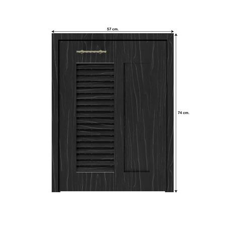 บานถังแก๊สเกล็ดผสม JUPITER GLORY OAK 53x72 ซม. สีดำ_3