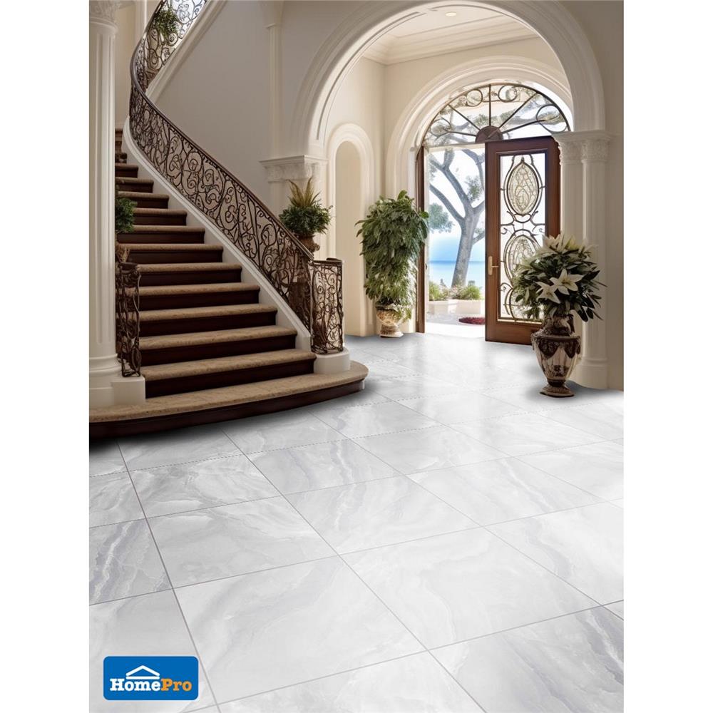 กระเบื้องพื้น 60x60 ซม. COTTO ซาวัว ขาว PM 1.44 ตร.ม.