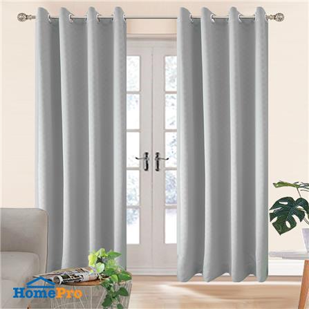 ผ้าม่าน EYELET HOME LIVING STYLE QUARRY UV 145X220 ซม. สีเทา_8