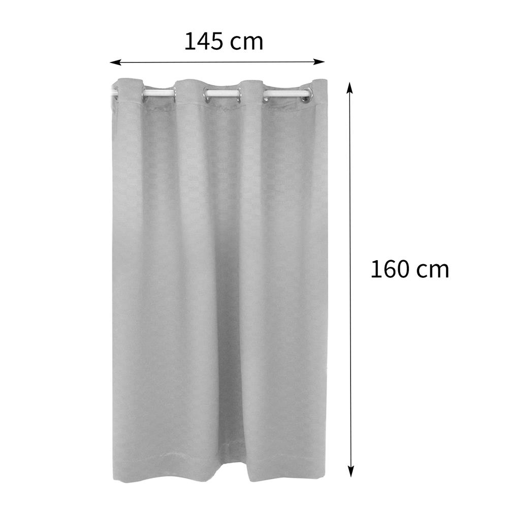 ผ้าม่าน EYELET HOME LIVING STYLE QUARRY UV 145X160 ซม. สีเทา