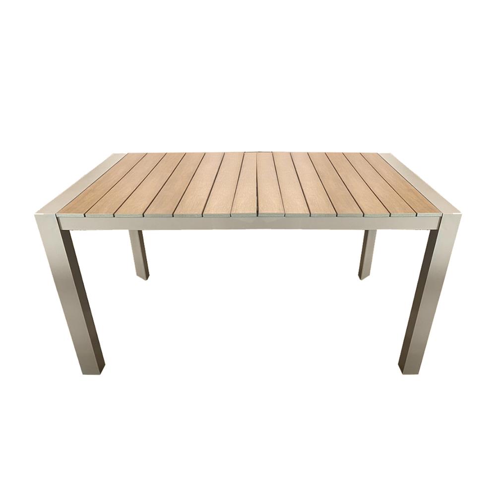 โต๊ะไม้พลาสวูด SPRING EDEN 150 ซม. สีน้ำตาลอ่อน