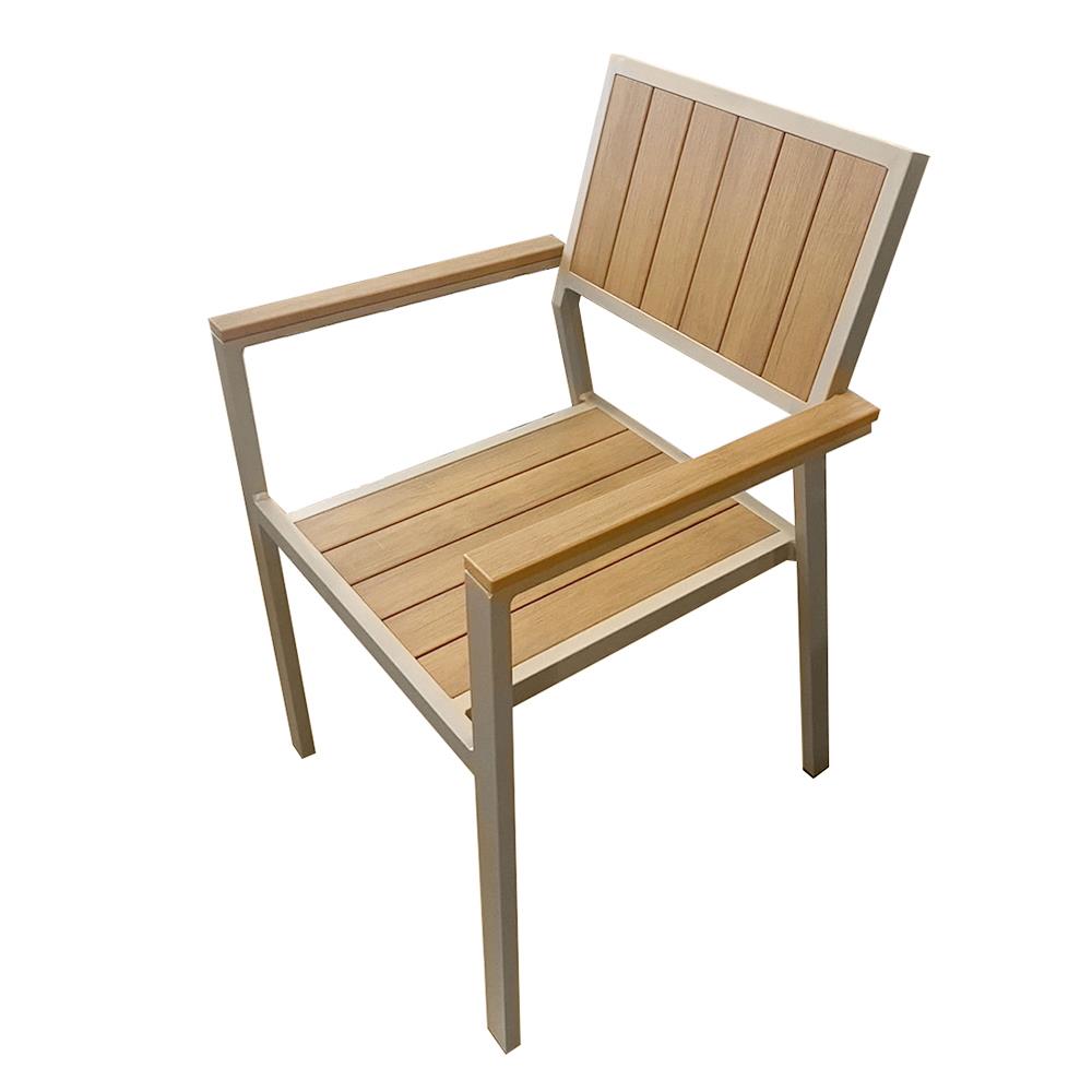 เก้าอี้ไม้พลาสวูด SPRING EDEN สีน้ำตาลอ่อน