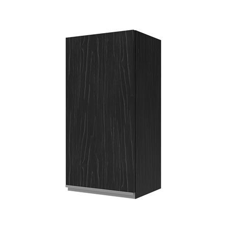 ตู้แขวนเดี่ยวบานเปิดขวา JUPITER CHACOAL OAK 40x80 ซม. สีดำ