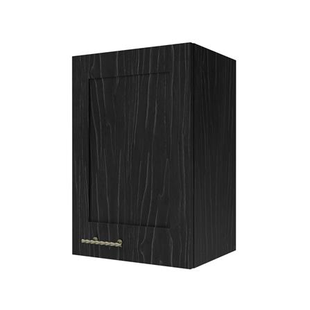 ตู้แขวนเดี่ยวบานเปิดขวา JUPITER GLORY OAK 40x60 ซม. สีดำ