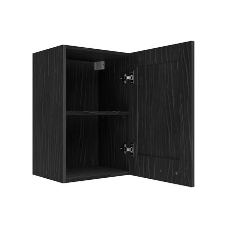 ตู้แขวนเดี่ยวบานเปิดขวา JUPITER GLORY OAK 40x60 ซม. สีดำ_2