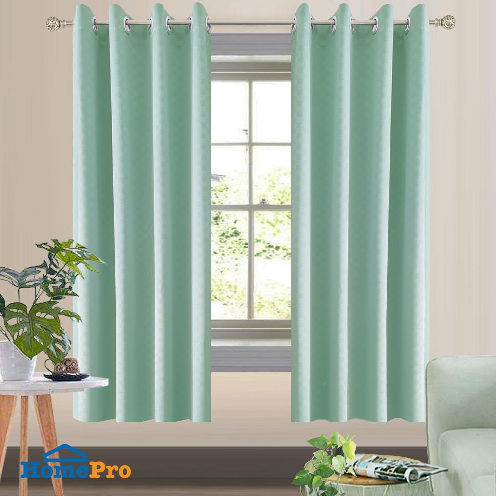 ผ้าม่าน EYELET HOME LIVING STYLE QUARRY UV 145X160 ซม. สีเขียว