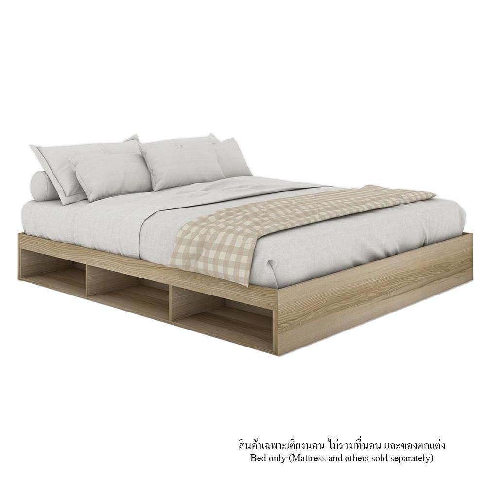 เตียง 6 ฟุต KONCEPT FANTASY 19210848 สีลินด์เบิร์กโอ๊ค