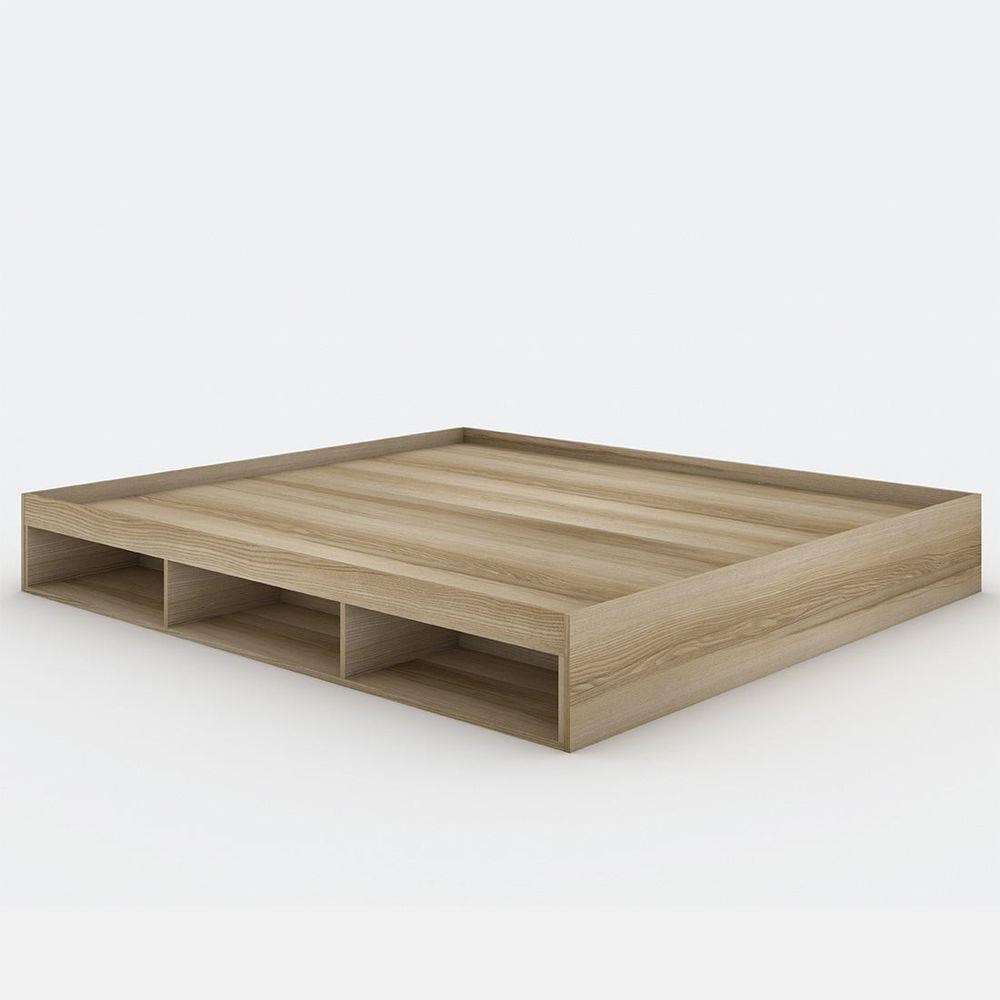 เตียง 6 ฟุต KONCEPT FANTASY 19210848 สีลินด์เบิร์กโอ๊ค