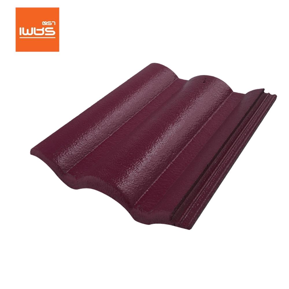 กระเบื้องคอนกรีต ตราเพชร CT เพชร 33x42 ซม. สีแดงดวงฤทัย