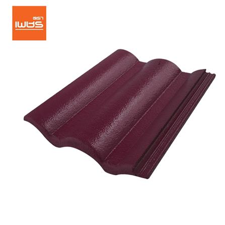 กระเบื้องคอนกรีต ตราเพชร CT เพชร 33x42 ซม. สีแดงดวงฤทัย_0