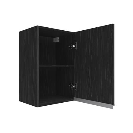 ตู้แขวนเดี่ยวบานเปิดขวา JUPITER CHACOAL OAK 40x60 ซม. สีดำ_2