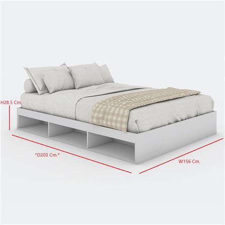 เตียง 5 ฟุต KONCEPT FANTASY 19210764 สีขาว_4