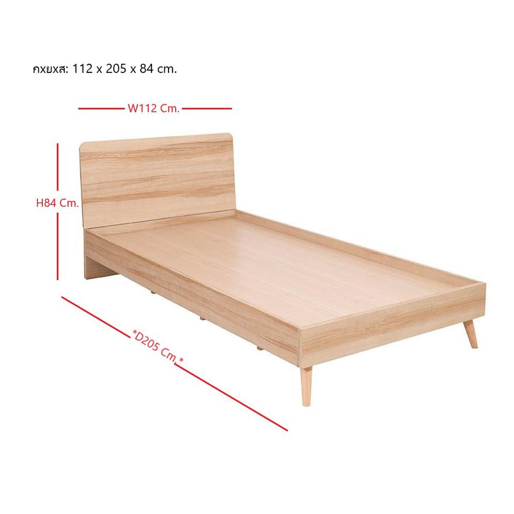 เตียง 3.5 ฟุต KONCEPT PLAYEAH 19214525 สีลินด์เบิร์กโอ๊ค