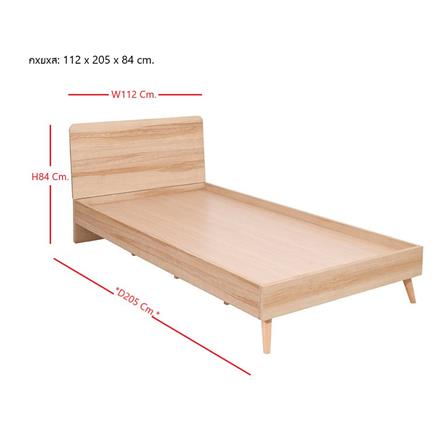 เตียง 3.5 ฟุต KONCEPT PLAYEAH 19214525 สีลินด์เบิร์กโอ๊ค_8