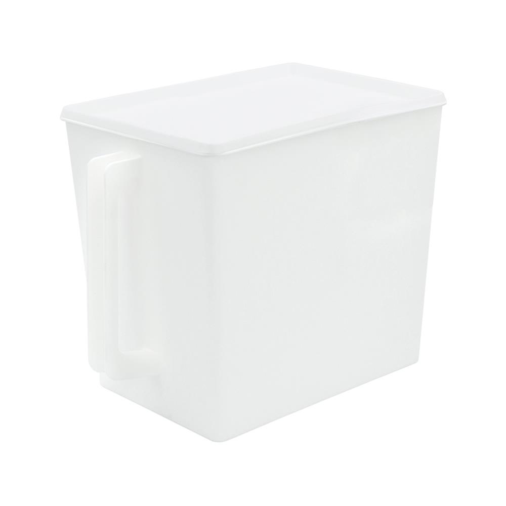 กล่องอเนกประสงค์มีหูจับและฝาปิด KECH ไซซ์ L 9.7 ลิตร สีขาว_1
