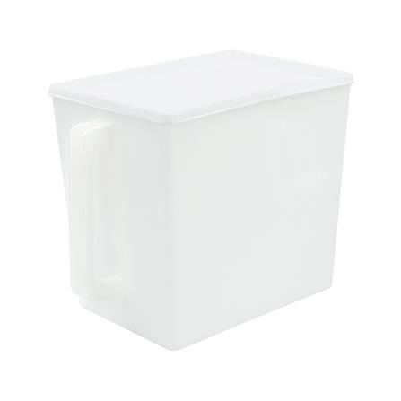 กล่องอเนกประสงค์มีหูจับและฝาปิด KECH ไซซ์ L 9.7 ลิตร สีขาว