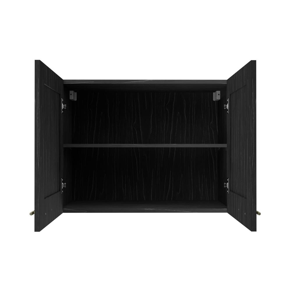 ตู้แขวนคู่ JUPITER GLORY OAK 80x60 ซม. สีดำ