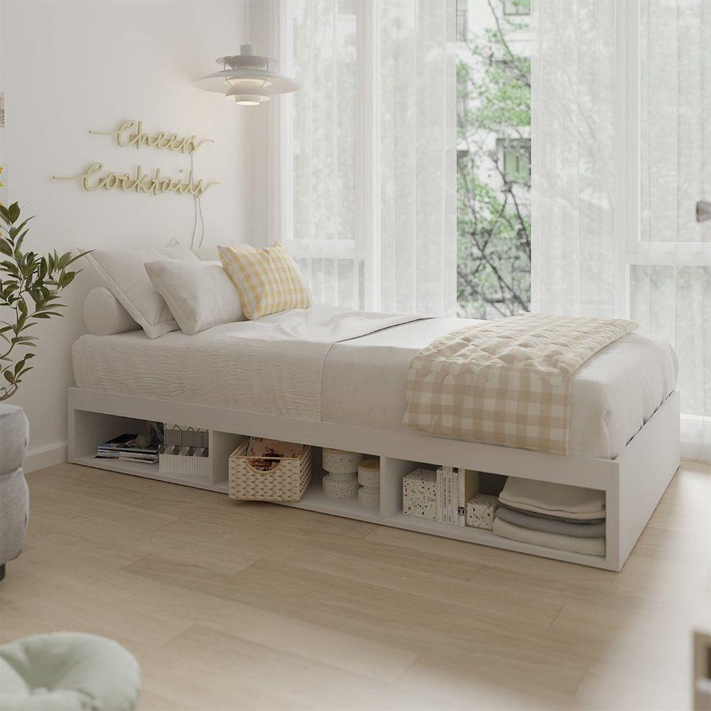 เตียง 3.5 ฟุต KONCEPT FANTASY 19210763 สีขาว