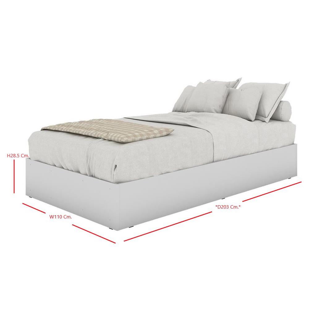 เตียง 3.5 ฟุต KONCEPT FANTASY 19210763 สีขาว