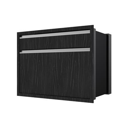 ตู้ลิ้นชัก 2 ชั้น JUPITER CHACOAL OAK 82x63 ซม. สีดำ_0