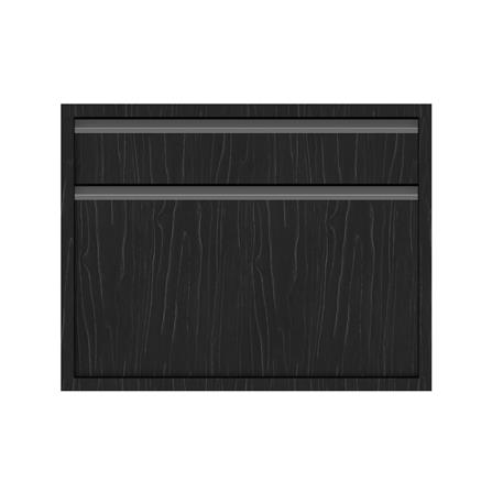 ตู้ลิ้นชัก 2 ชั้น JUPITER CHACOAL OAK 82x63 ซม. สีดำ_1