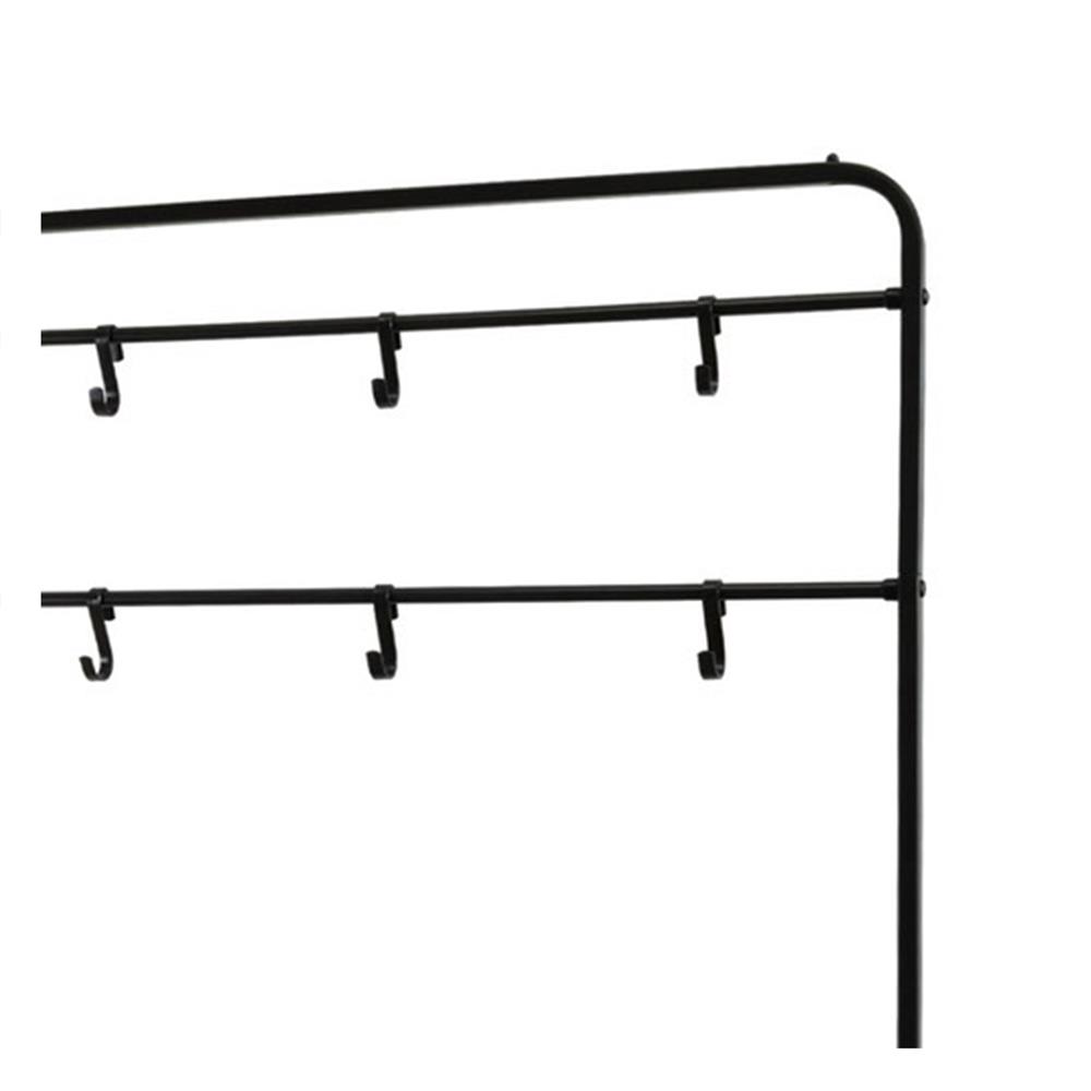 ชั้นวางรองเท้า 3 ชั้น พร้อมราวแขวน STACKO NOBLE 80x30x145 ซม. สีน้ำตาล