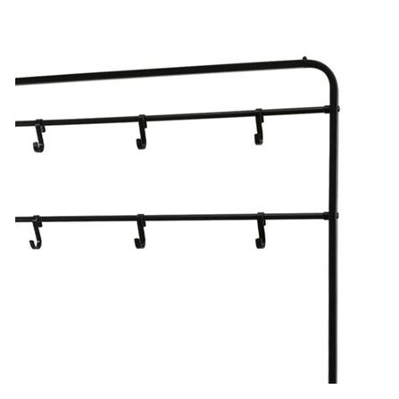 ชั้นวางรองเท้า 3 ชั้น พร้อมราวแขวน STACKO NOBLE 80x30x145 ซม. สีน้ำตาล_3