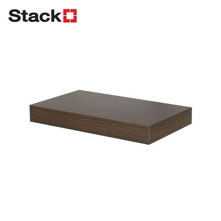 แผ่นชั้นไม้ซ่อนขา STACKO 40x24x5 ซม. สีวินเทจ ทีค