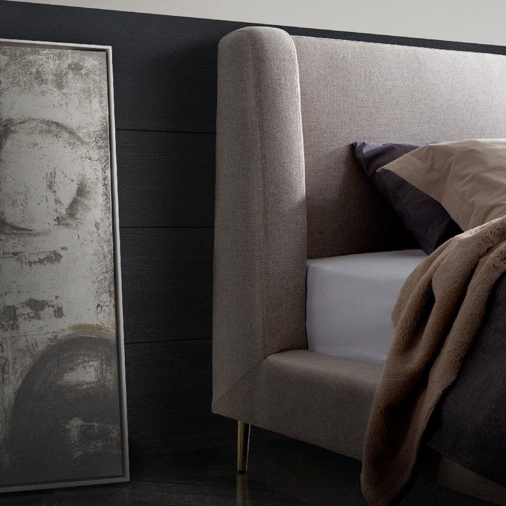 เตียง 6 ฟุต SB FURNITURE FLAVIO 19212616 สีเทา