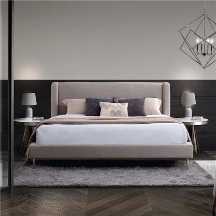 เตียง 6 ฟุต SB FURNITURE FLAVIO 19212616 สีเทา_4