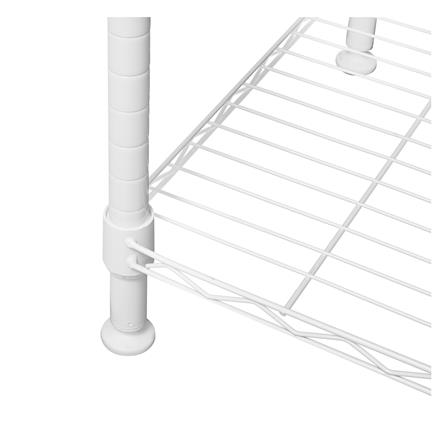 ตู้เสื้อผ้าราวแขวน 2 ชั้น 1 ตะกร้า PLIM 90 ซม. สีขาว_3