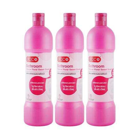 น้ำยาทำความสะอาดห้องน้ำ ACCO 900 มล. FLORAL SWEET แพ็ก 3 ชิ้น_0