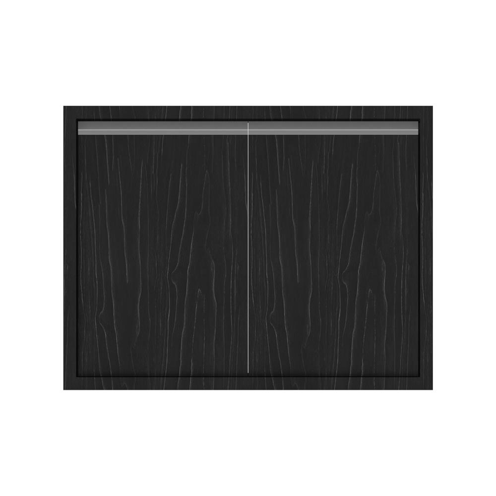 บานซิงค์คู่ JUPITER CHACOAL OAK 83x63 ซม. สีดำ