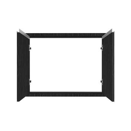 บานซิงค์คู่ JUPITER CHACOAL OAK 83x63 ซม. สีดำ_1