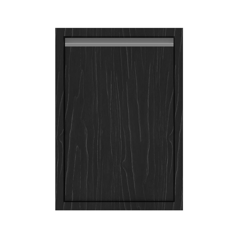 บานซิงค์เดี่ยว JUPITER CHACOAL OAK 42x63 ซม. สีดำ