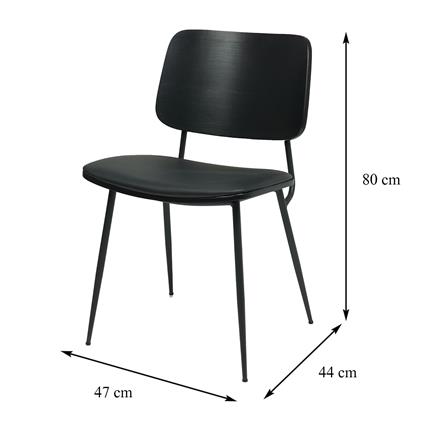 เก้าอี้ FURDINI HARDEN สีดำ_9