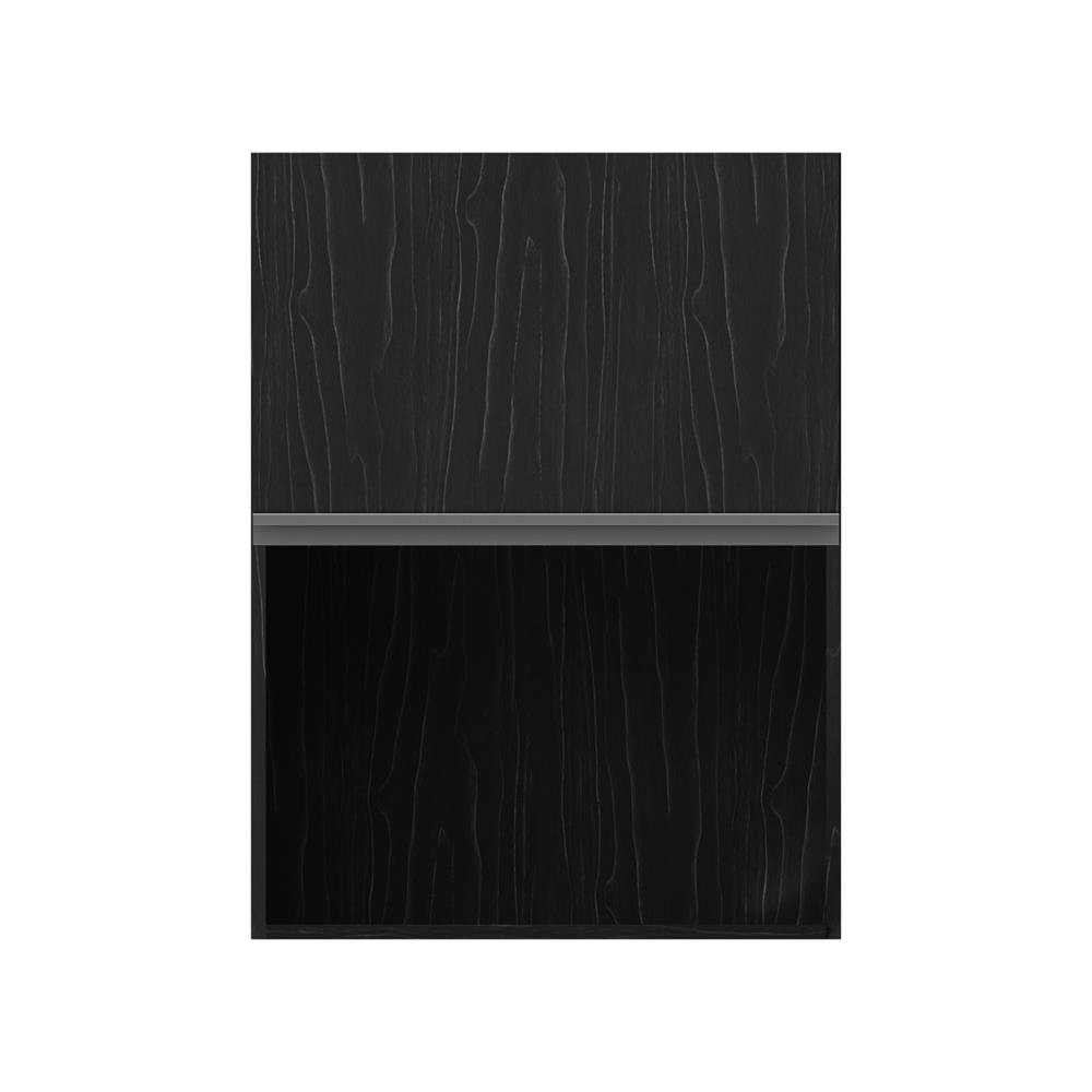 ตู้แขวนไมโครเวฟบานเปิดขวา JUPITER CHACOAL OAK 60x80 ซม. สีดำ