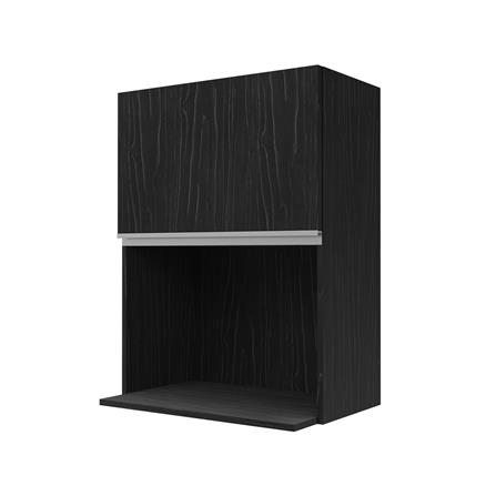 ตู้แขวนไมโครเวฟบานเปิดขวา JUPITER CHACOAL OAK 60x80 ซม. สีดำ_0
