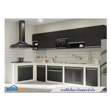 ตู้แขวนไมโครเวฟบานเปิดขวา JUPITER CHACOAL OAK 60x80 ซม. สีดำ_3