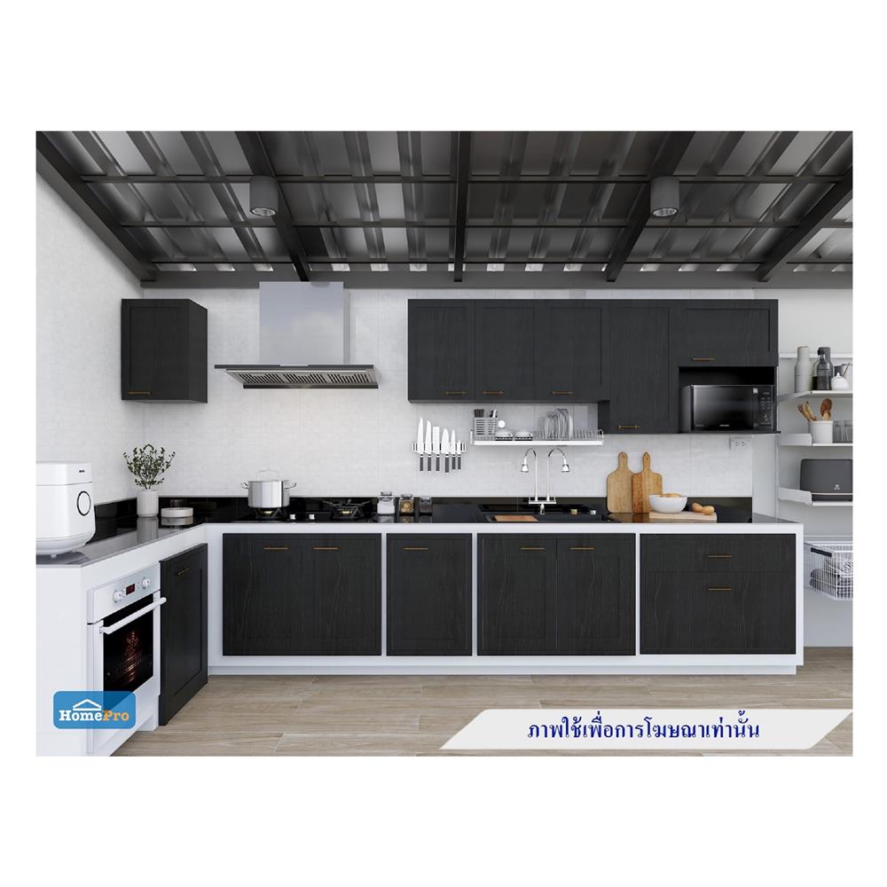 ตู้แขวนไมโครเวฟ JUPITER GLORY OAK 60x80 ซม. สีดำ