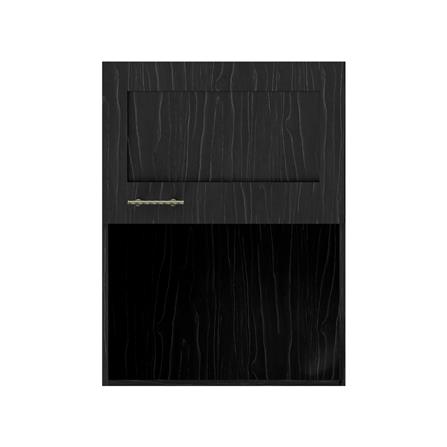 ตู้แขวนไมโครเวฟ JUPITER GLORY OAK 60x80 ซม. สีดำ_1