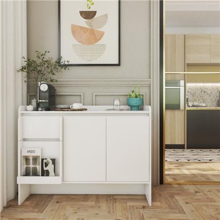 ตู้เตี้ย SB FURNITURE BROOKIE 19216504 120 ซม. สีขาว_7