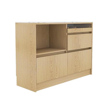 ตู้เตี้ยบานผสม SB FURNITURE PURIN 19220502 120 ซม. สีแคนยอนโอ๊ค_2